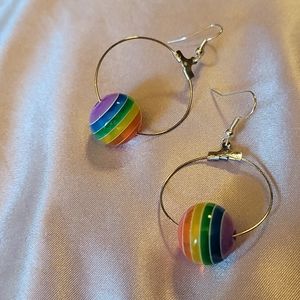 EARRINGS "Got my Rainbow on a Ring"